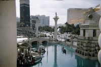 The Venetian Hotel and Casino in Las Vegas, with gondolas on the Grand Canal